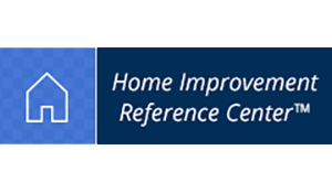 Home Improvement Reference Center database graphic in shades of blue